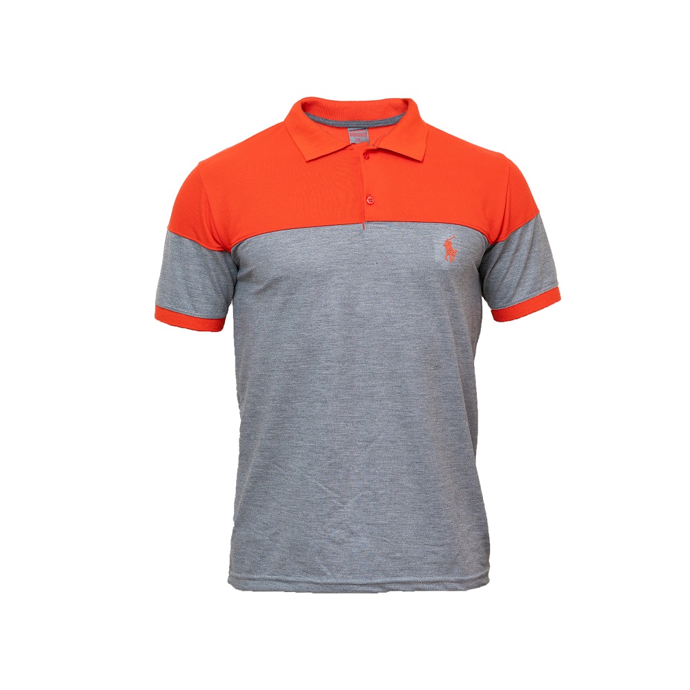 پولو شرت polo طوسی گلبهی